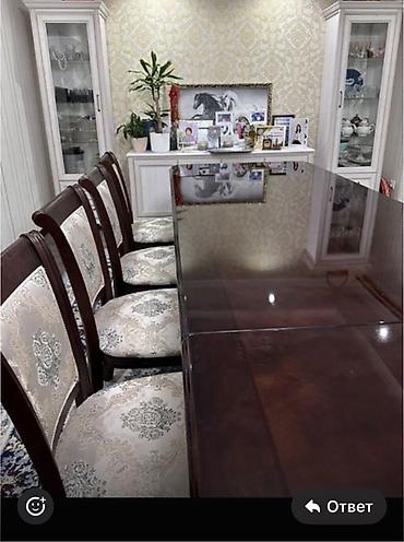 study table: Большой обеденный стол в классическом стиле. - Форма: прямоугольный — 3