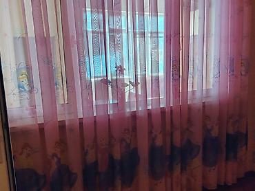 qiz otagi ucun perdeler: Uşaq otağı üçün naxışlı tül pərdə - Rəng: çəhrayı tonlarda, yumşaq — 2