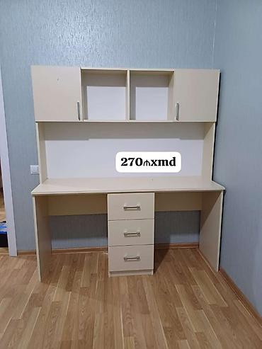 embawood dolablar: Düz masa, Stulsuz, Polkalı, Siyirməli, MDF — 1