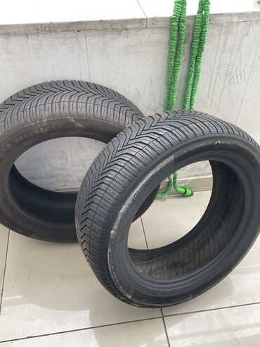 Шины: Шины 235 / 55 / R 18, Всесезонная, Б/у, Пара, Легковые, Франция, Michelin