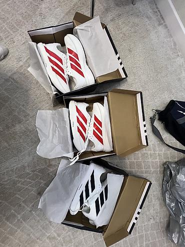 Мужские кроссовки, 42, 43, Adidas, Новый, цвет - Белый, Самовывоз, Платная доставка