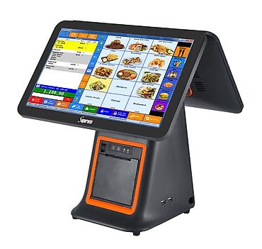 Торговое оборудование: POS-моноблок CY-95 с двумя экранами + встроенный принтер чеков 80 мм — 4