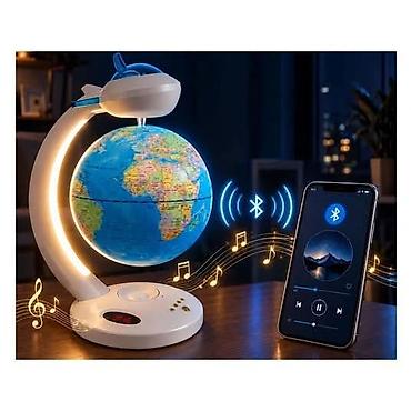10. 🌍✨ MAGNETNI GLOBUS KOJI LEVITIRA – SA BLUETOOTH ZVUČNIKOM I LED