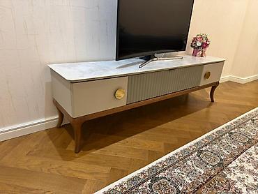 set mebel: 2 ədəd yumşaq oturacaqlı divan seti - Rəng: tünd mavi (indigo — 6