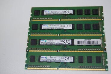 Operativ yaddaş (RAM): Operativ yaddaş (RAM) 4 GB, 1600 Mhz, DDR3, PC üçün, İşlənmiş — 3
