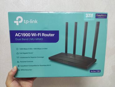 xiomi modem: TP-Link Archer C80 Wi-fi Router. Yeni və bağlı qutuda TP-Link Archer