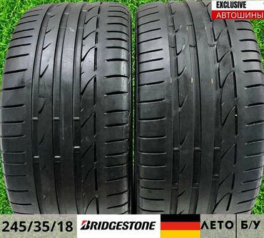 тарта ист: Шины 245 / 35 / R 18, Лето, Б/у, Пара, Легковые, Германия, Bridgestone