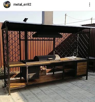 Оборудование для ресторанов, кафе: Metal en mmc olaraq istədiyiniz forma və ölçüde demir işlerinin — 4