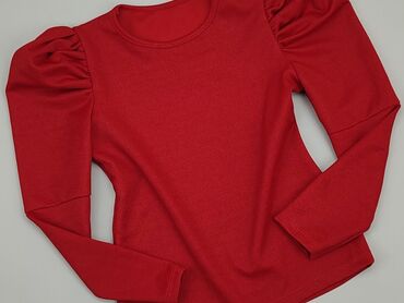 bluzka czerwona dla dziewczynki: Блузка, 5-6 р., 110-116 см, стан - Дуже гарний
