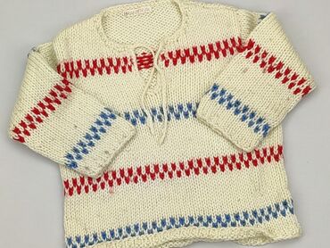 kanarkowy sweterek: Sweter, 9-12 m, stan - Dobry