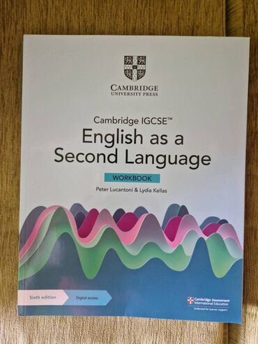 ingiliscə azərbaycanca lüğət kitabı: English as a second language "Workbook" cambridge kitab Yeni