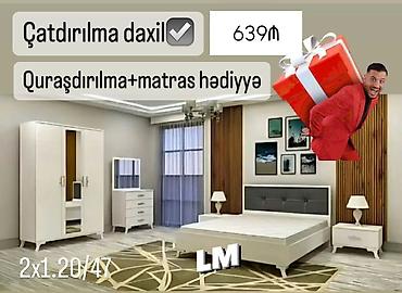 Yataq dəsti Sifarişlə və yeni Qiymət : 639₼ Dəstə daxildir