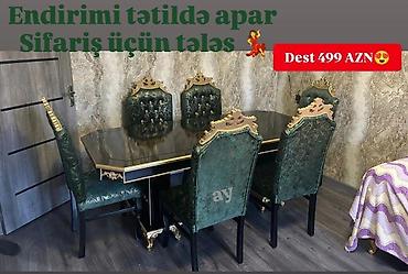 аренда стола и стульев: Masa desti sifarisle hazırlanır. ⚜️ İstehsaldan satiş, otağınıza — 1
