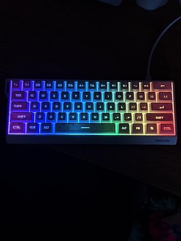 keycap: EWEADN F61 kompakt mexaniki klaviatura - 60% ölçülü lay‑out: oxlar və — 2