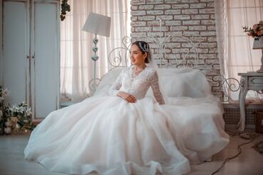 прокат платия: Свадебное платье, цвет - Айвори