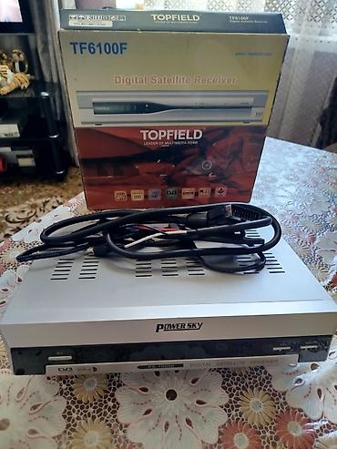 dvbs: Topfield TF6100F rəqəmsal peyk qəbuledicisi + PowerSky PS-10000 — 1