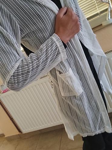 maxi haljine replay: Lagani ženski kardigan/kimono od providne mrežaste tkanine. - Boja — 1