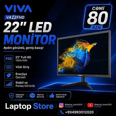 🖥️ VIVA VA22FHD — 22" LED MONİTOR 🔥 Cəmi 80 AZN! ✅ 22" Full HD ✅