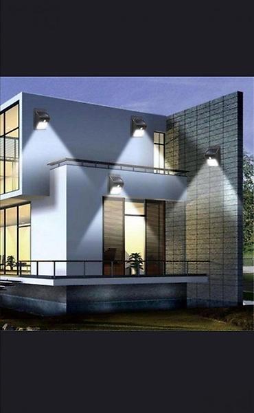 forma ideale ormari za terasu: Solarna vodootporna samopunjiva lampa 12W PIR senzor. Funkcije — 6