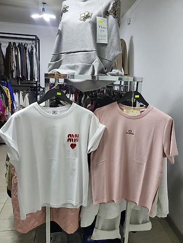 Футболки: Футболка, Оверсайз, Корея, Новый, Все размеры — 2