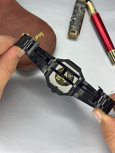 Aksesuarlar: Yeni, Qol saatı, Patek Phillipe, rəng - Qara — 5