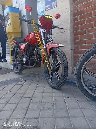 Мотоциклы: Qırmızı rəngli şəhər tipli motosiklet Texniki xüsusiyyətlər və — 3