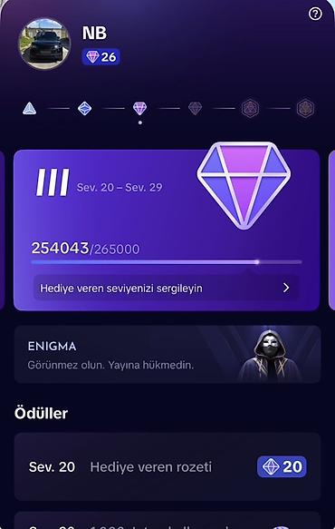 satici kassir: 186 k Takipçili TikTok hesabi satilir 26 leveldir 27 levele 10.000 — 2
