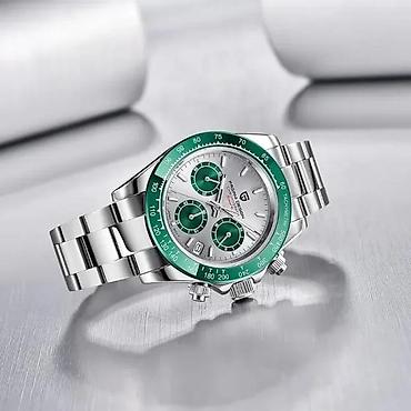 Ručni satovi: PAGANI DESIGN PD-1644 Sport - 40mm - Zelena -Rolex Daytona — 5