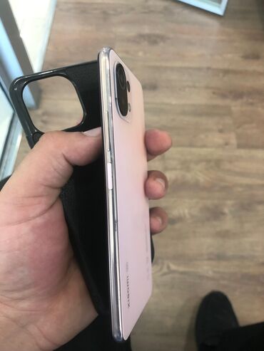 iphone 11 gold: Xiaomi Mi 11 Lite, 128 GB, rəng - Çəhrayı, 
 Sensor, Barmaq izi, İki sim kartlı