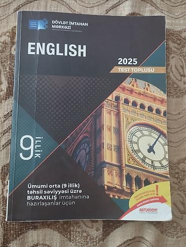 Testlər: Məhsul: “English – 2025 Test Toplusu” (Dövlət İmtahan Mərkəzi) — 1