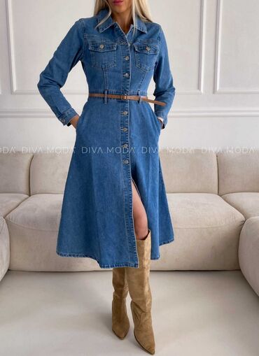 dugena sat: M (EU 38), color - Blue, Other style, Long sleeves