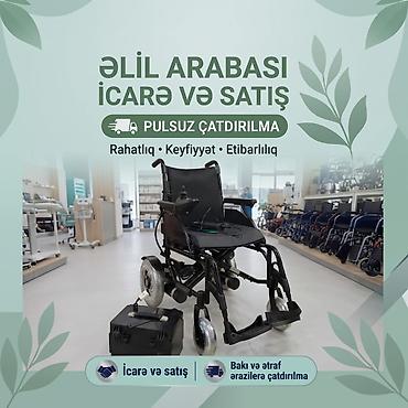 tibbi mehsullar: Elektrik əlil arabası – icarə və satış - Joystick idarəetməsi ilə — 1