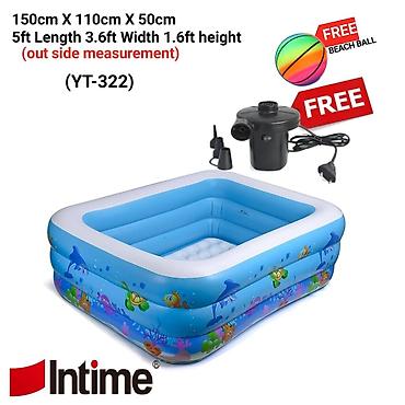 Hovuzlar: İntime 233 şişmə hovuz 150x110x50 cm ölçüdə qiymət 55 azn Matras — 1