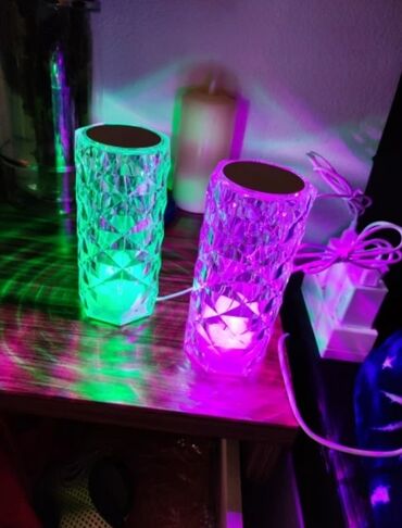 dekorativ işıq: Rəngli LED lampalar sensorlu dekorativ Endirim yalnız şənbə-bazar