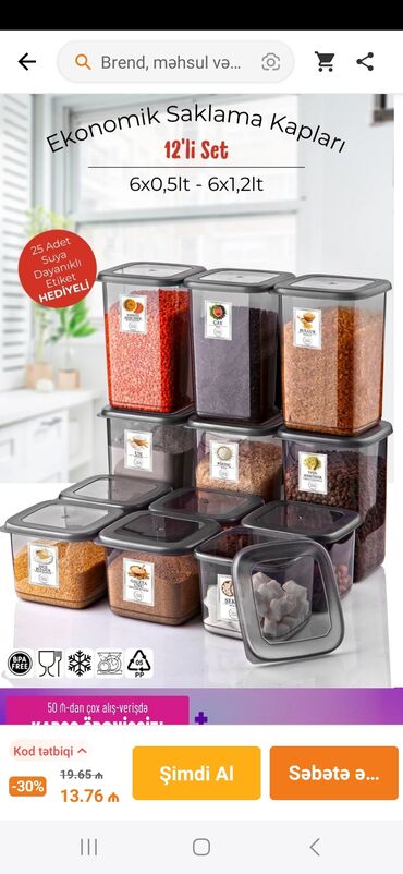 Yemək konteynerləri: Yemək konteynerləri — 3