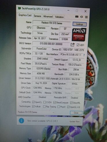 Видеокарты: Видеокарта, Б/у, Radeon RX, 4 ГБ, Для ПК at lalafo.kg — 25 Видеокарты: Видеокарта, Б/у, Radeon RX, 4 ГБ, Для ПК — 25