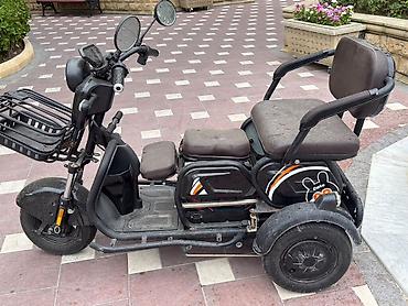skuter motor elektrik: Elektrikli üçtəkərli skuter – çoxoturacaqlı, şəhərdaxili rahat — 6