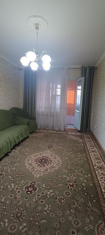 Батирлер: 3 бөлмө, 12-мкр Менчик ээси, Үй-бүлөлүүлөргө, 6 айдан баштап, Толугу менен эмереги бар — 1