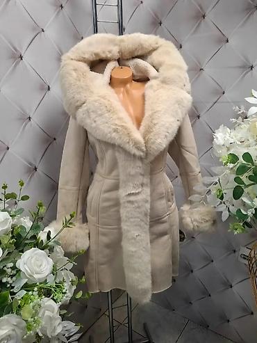 Zimske jakne: Ženska zimska jakna/kaput sa krznom - Elegantna silueta do iznad — 5