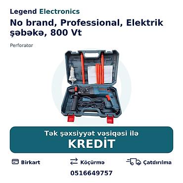 açar dest: Elan başlığı: Perforator No brand, Professional, Elektrik şəbəkə, 800 — 1