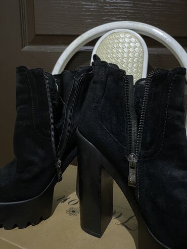 Botinka və botilyonlar: Ölçü: 37, rəng - Qara, İşlənmiş — 5