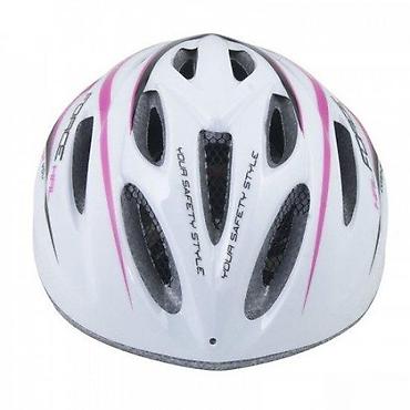 tecno pro safine: KACIGA FORCE HAL BELO-CRNO-PINK, L/XL | 19 rupa, sadrži beli i crni — 4