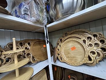 Подносы: Ручные деревянные подносы/менажницы для сервировки, дерево для — 2