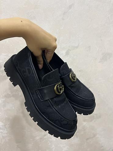 Мокасины и лоферы: 1defe geyinilib.Qara loafer ayaqqabı — 3