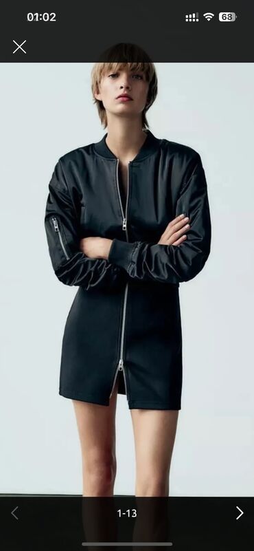 toy donlarl: Zara bomber dress teze