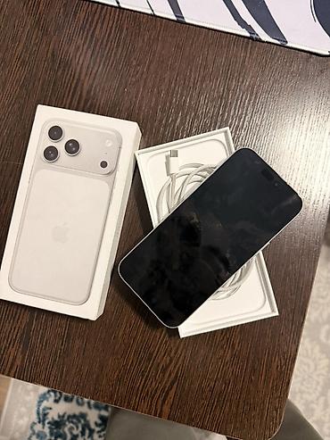 Apple iPhone: IPhone 17 Pro Max, Б/у, 1 ТБ, Natural Titanium, Чехол, Кабель, Коробка, 100 % — 12