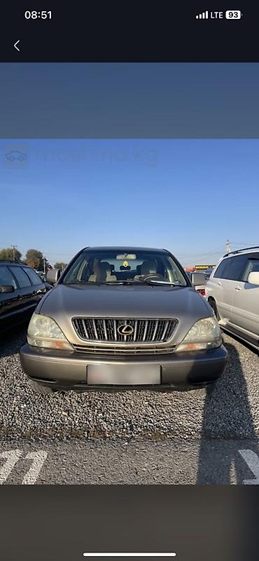 Lexus: Lexus RX: 2001 г., 3 л, Автомат, Бензин, Кроссовер — 1