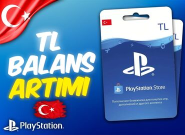 irshad telecom playstation 4: Playstation Türkiye (TL Gift Card) Satılır PlayStation🇹🇷 Məhsulları