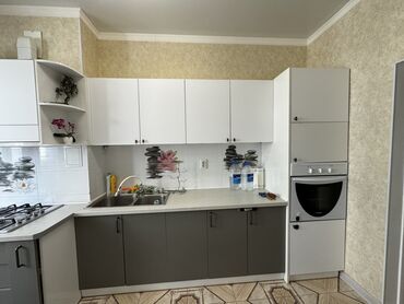 купить кухонный шкафчик напольный: Кухонный гарнитур, Б/у, цвет - Серый, Самовывоз