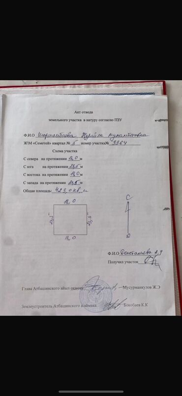 срочно продаю участок газ канализация есть: 5 соток, Для строительства, Договор купли-продажи, Тех паспорт